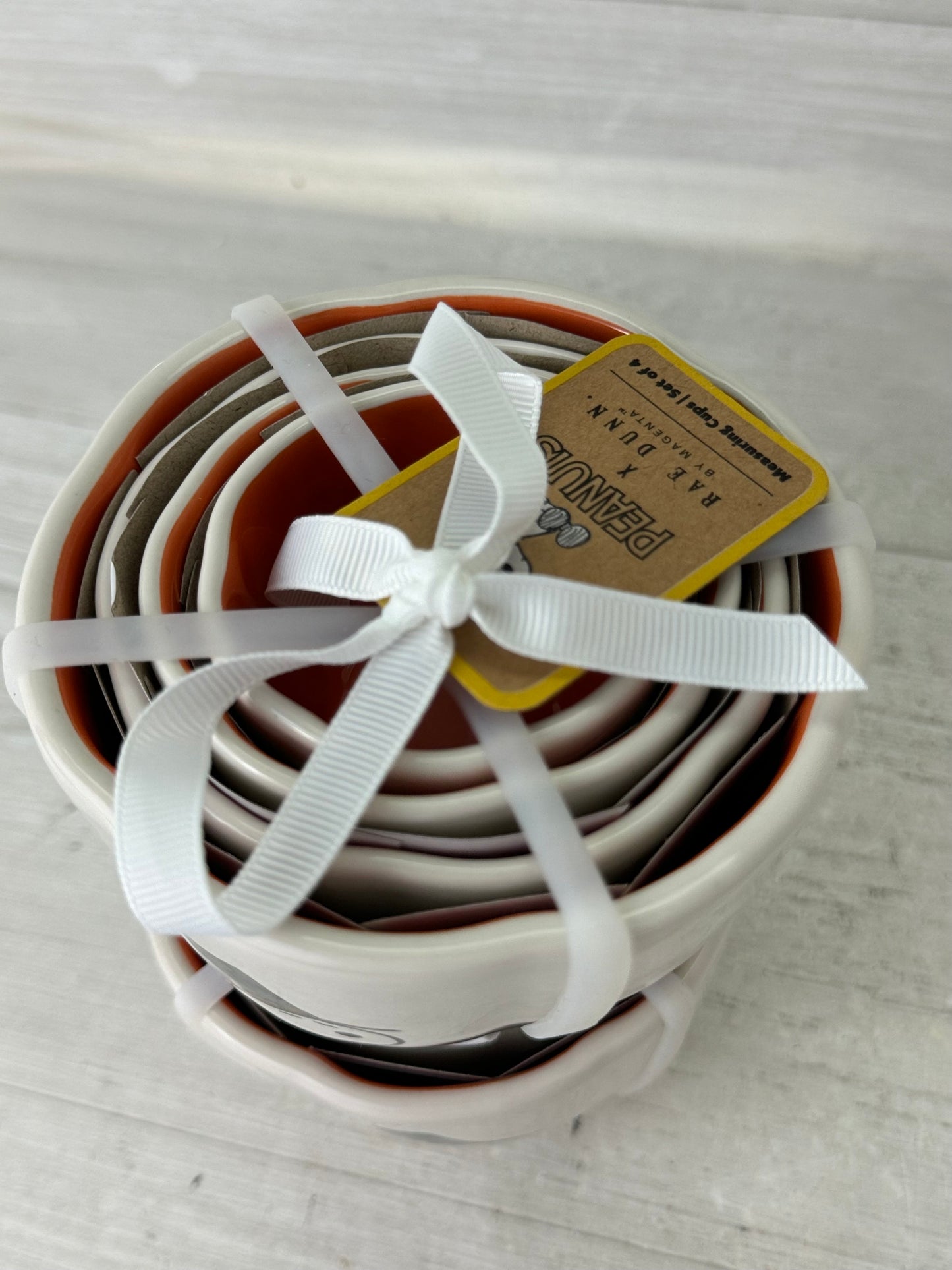Rae Dunn Peanuts Thanksgiving Measuring Cup Set