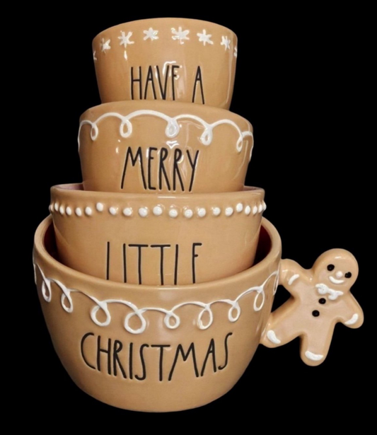 Rae Dunn Gingerbread  Measuring Cups