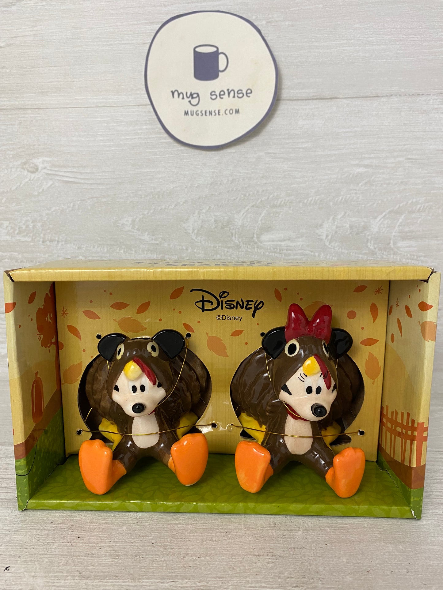 Disney Salt and Pepper Shakers - Mickey and Minnie Coffee Cups