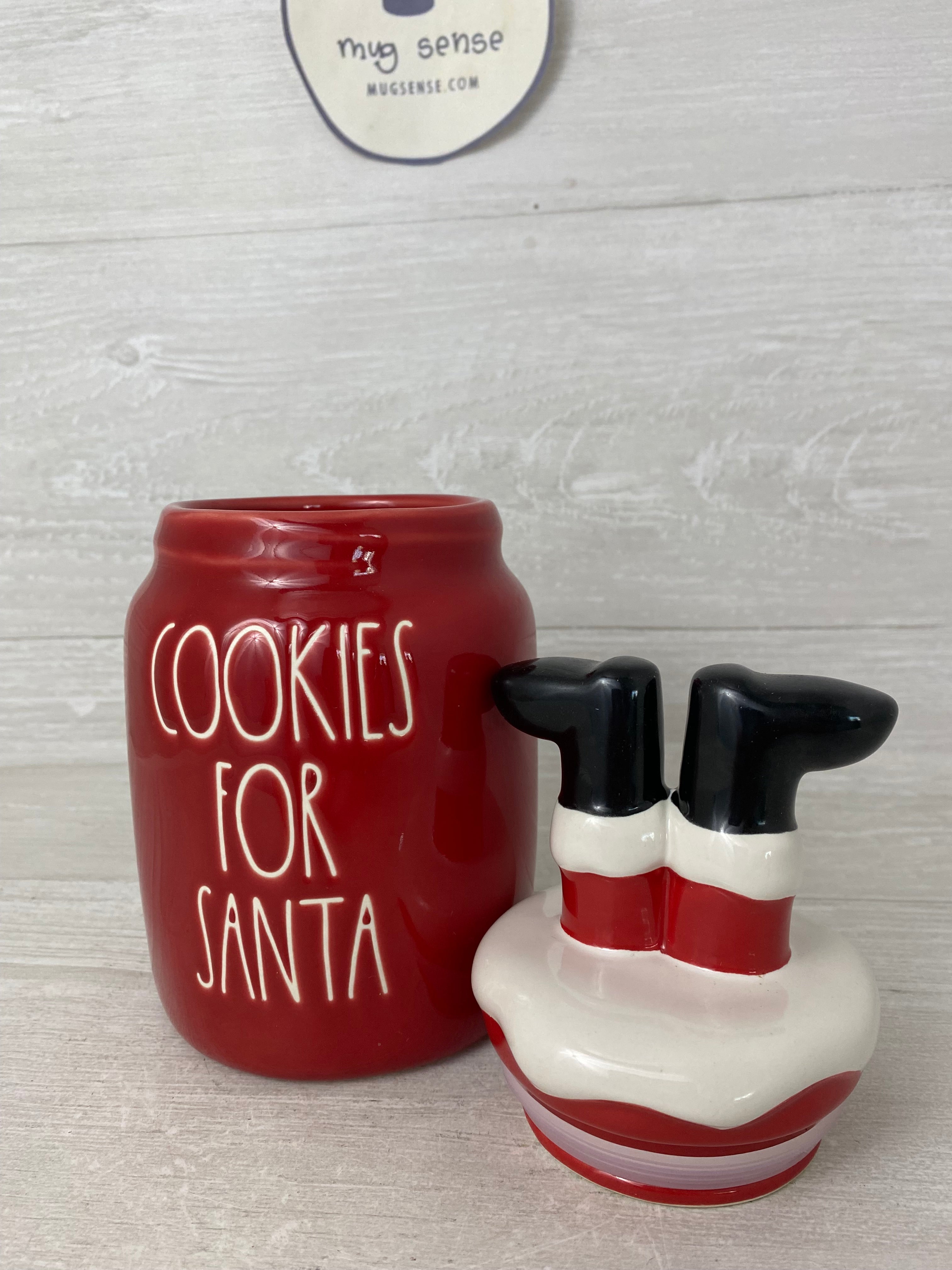 3 Rae Dunn Baby Christmas Cookies Holiday Canisters Elf Santa’s Legs factory Lid HELPER