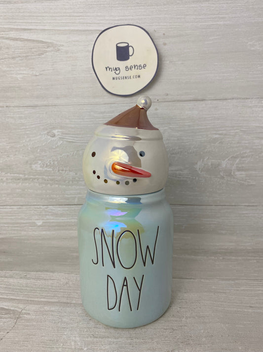 Rae Dunn Snow Day Baby Topper Canister