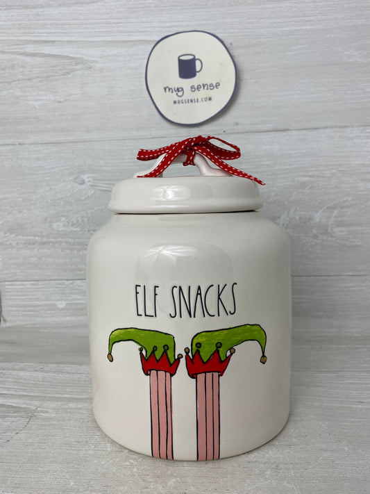 Rae Dunn Elf Snacks Chubby Canister