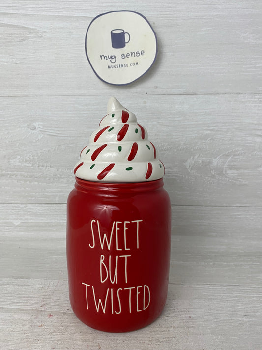 Rae Dunn Sweet But Twisted Topper Canister