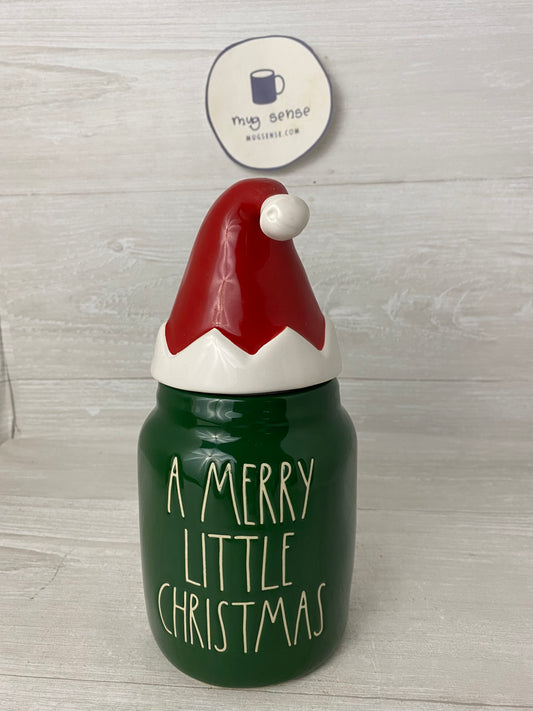 Rae Dunn A Merry Little Christmas Topper Canister