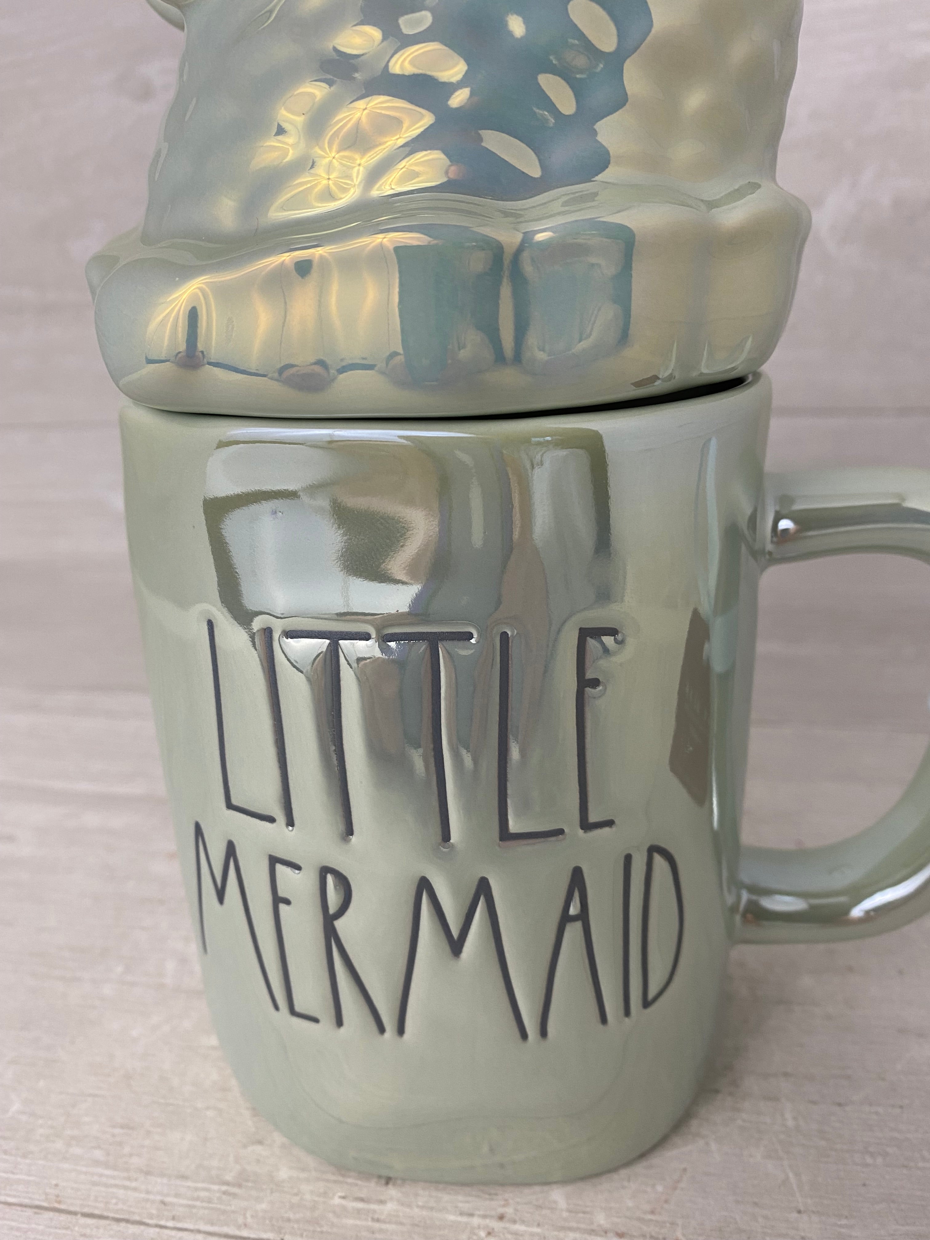 Rae Dunn Icon Mermaid and good Swim Mug Set