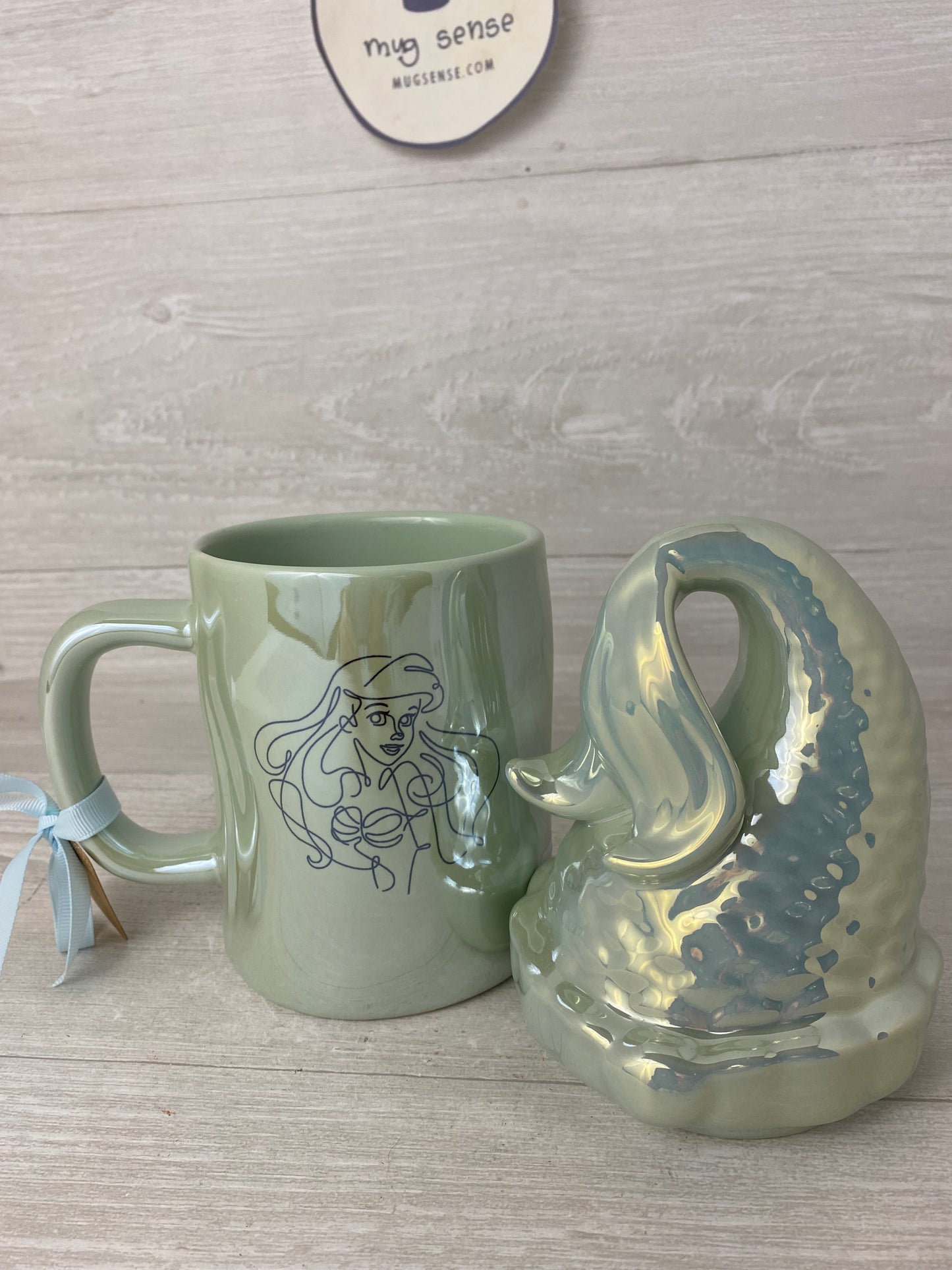 Rae Dunn Little Mermaid Mug And Topper