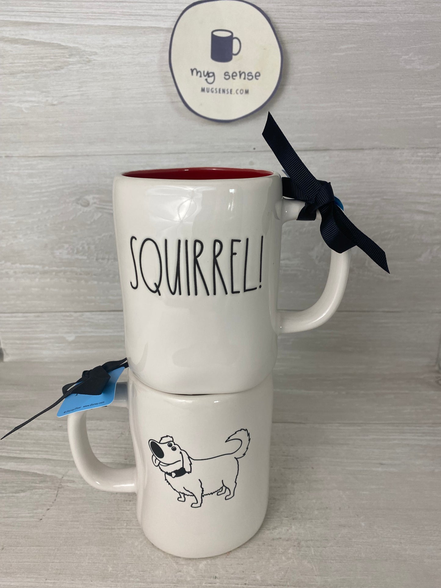 Rae Dunn Up "Squirrel!" Mug