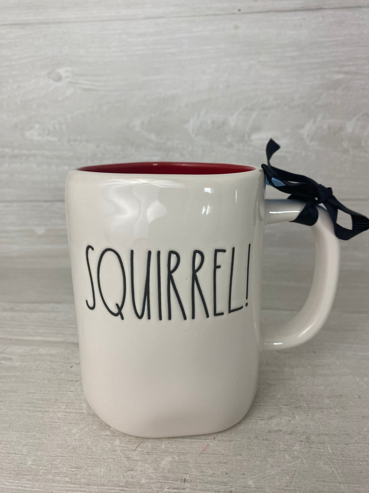 Rae Dunn Up "Squirrel!" Mug