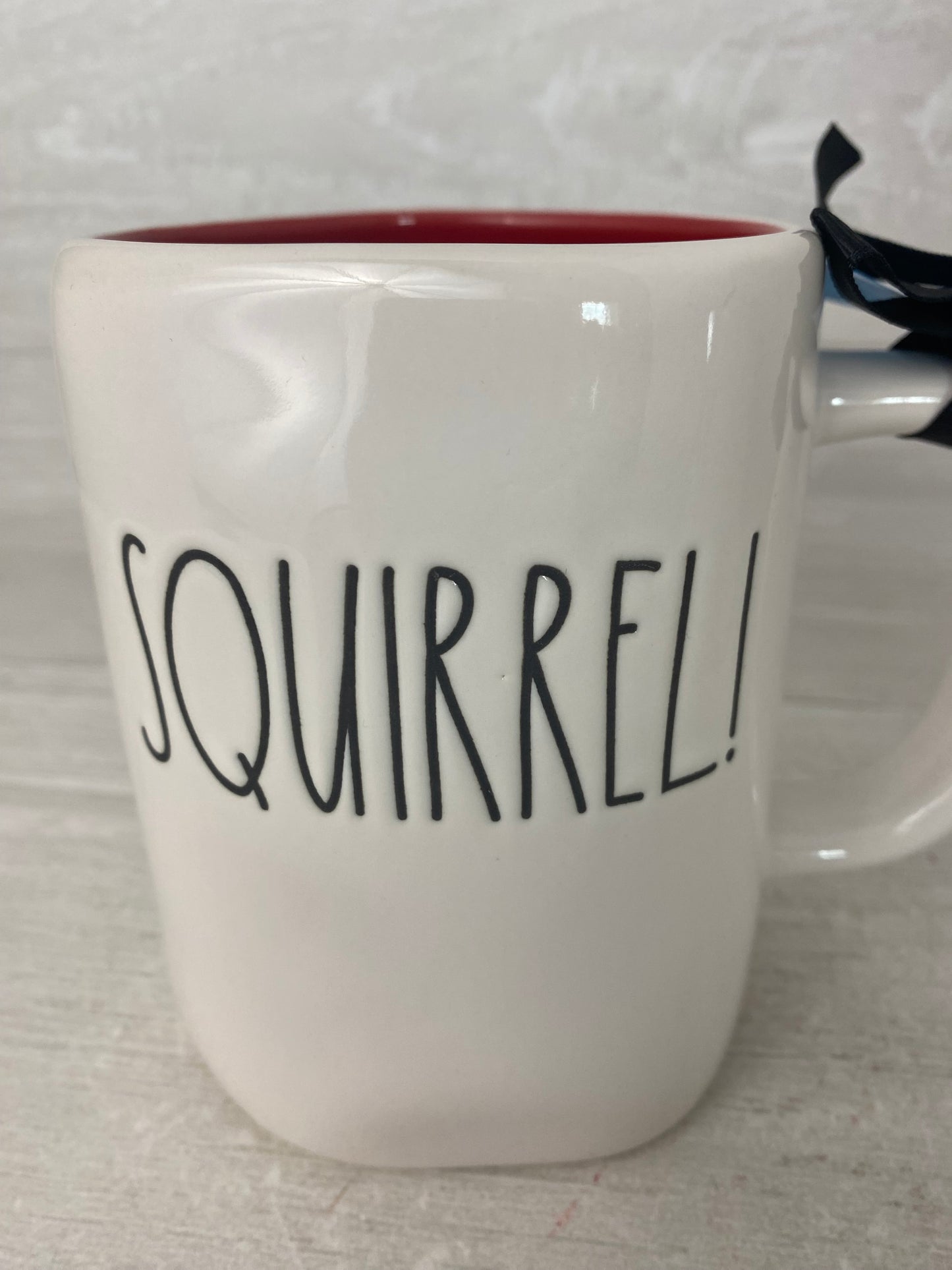 Rae Dunn Up "Squirrel!" Mug