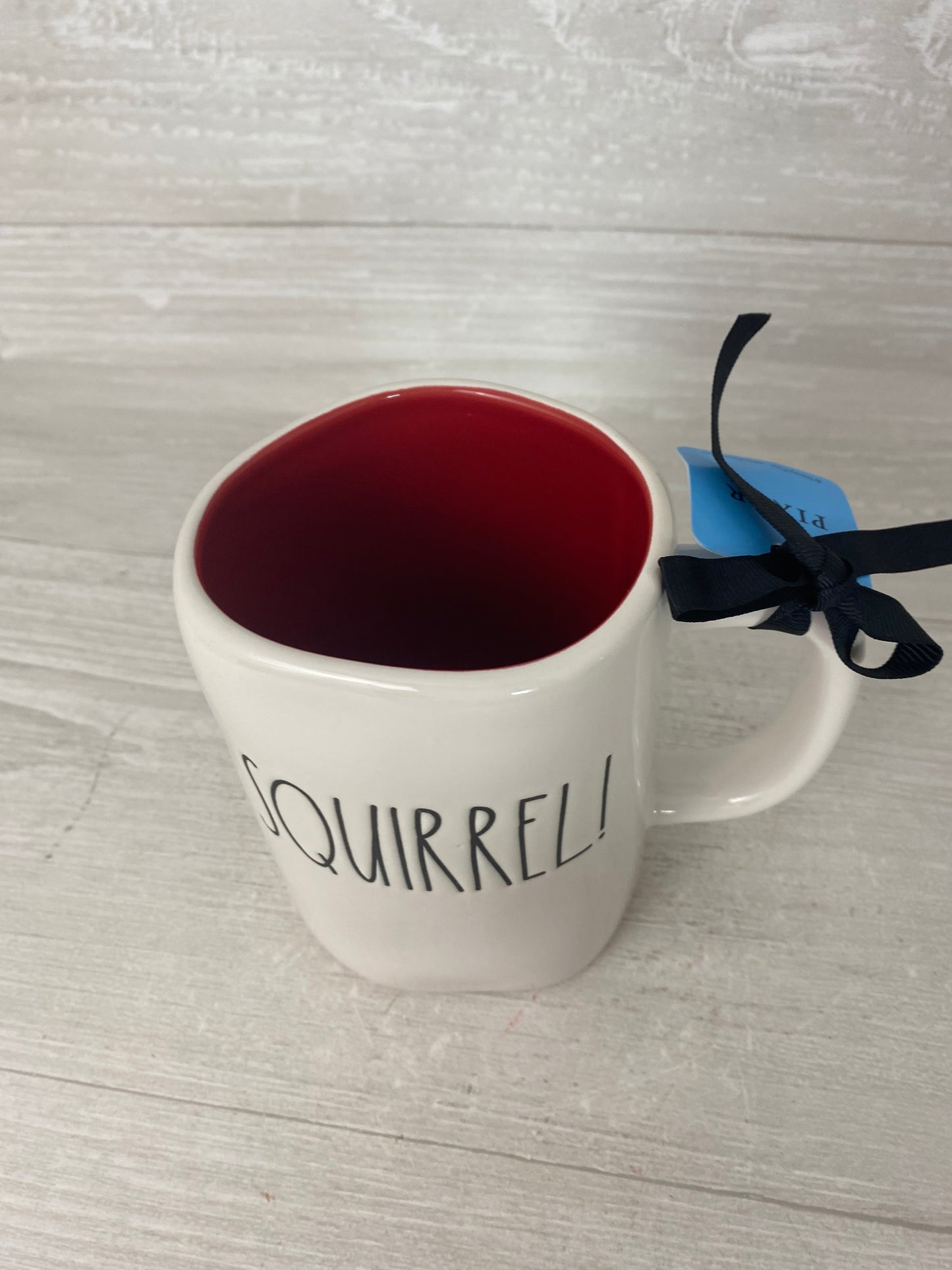 Rae Dunn Up "Squirrel!" Mug