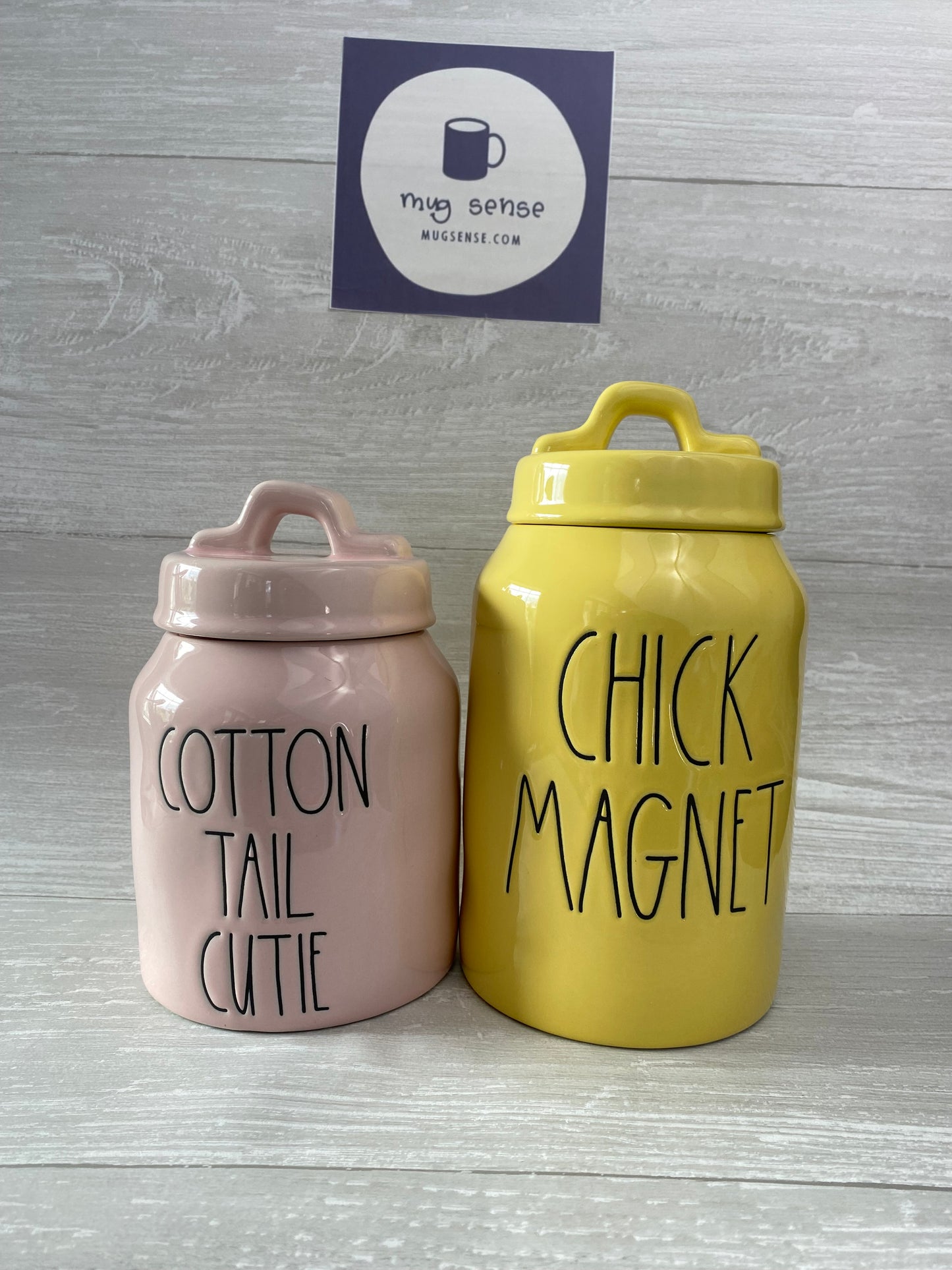 Rae Dunn Chick Magnet Yellow Canister