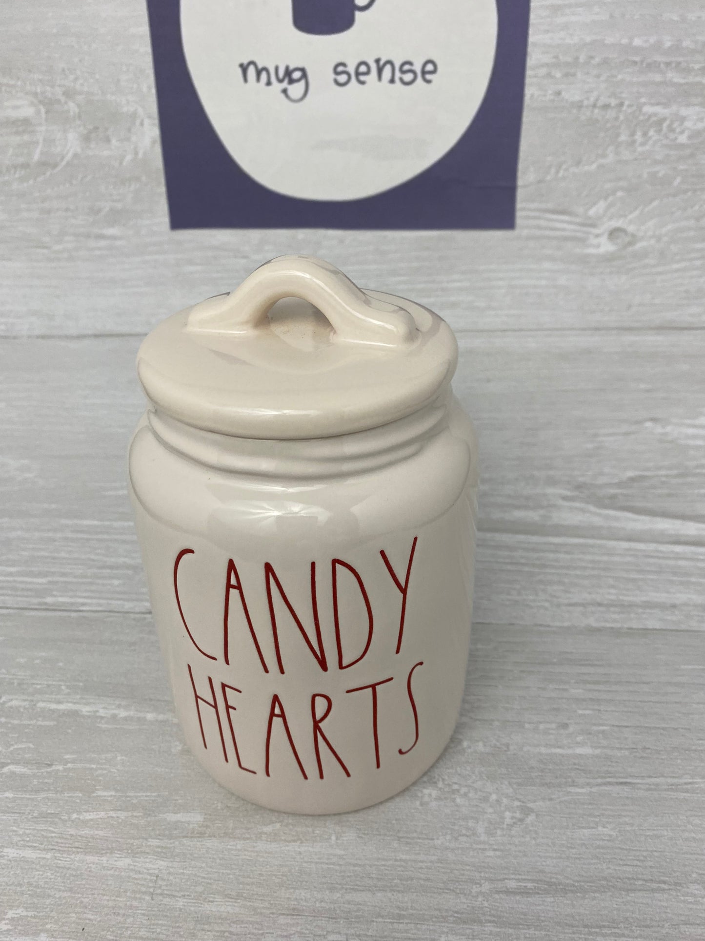 Rae Dunn Candy Hearts Baby Canister