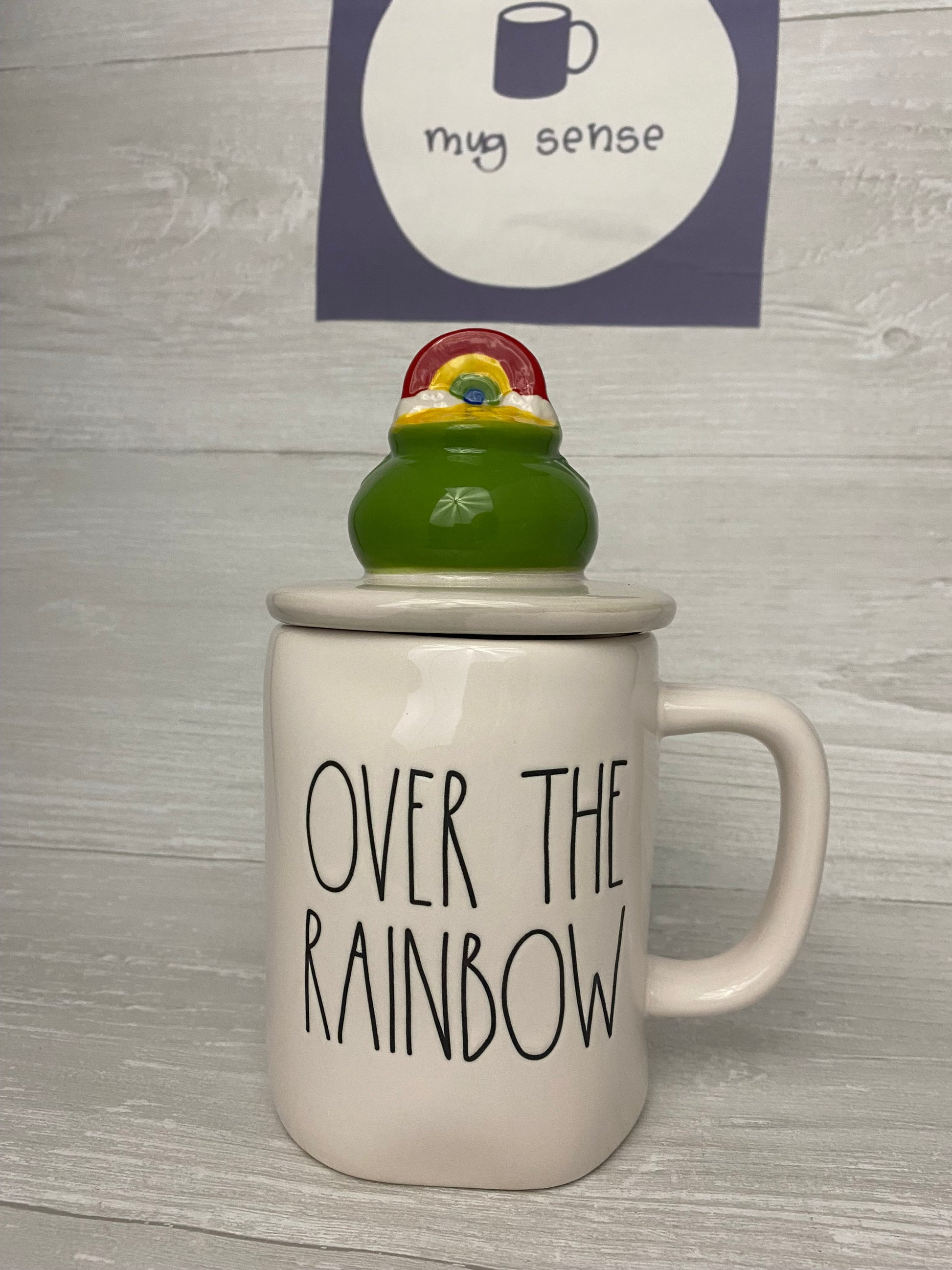 Rae Dunn Over The Rainbow Mug Topper Set – Mug Sense
