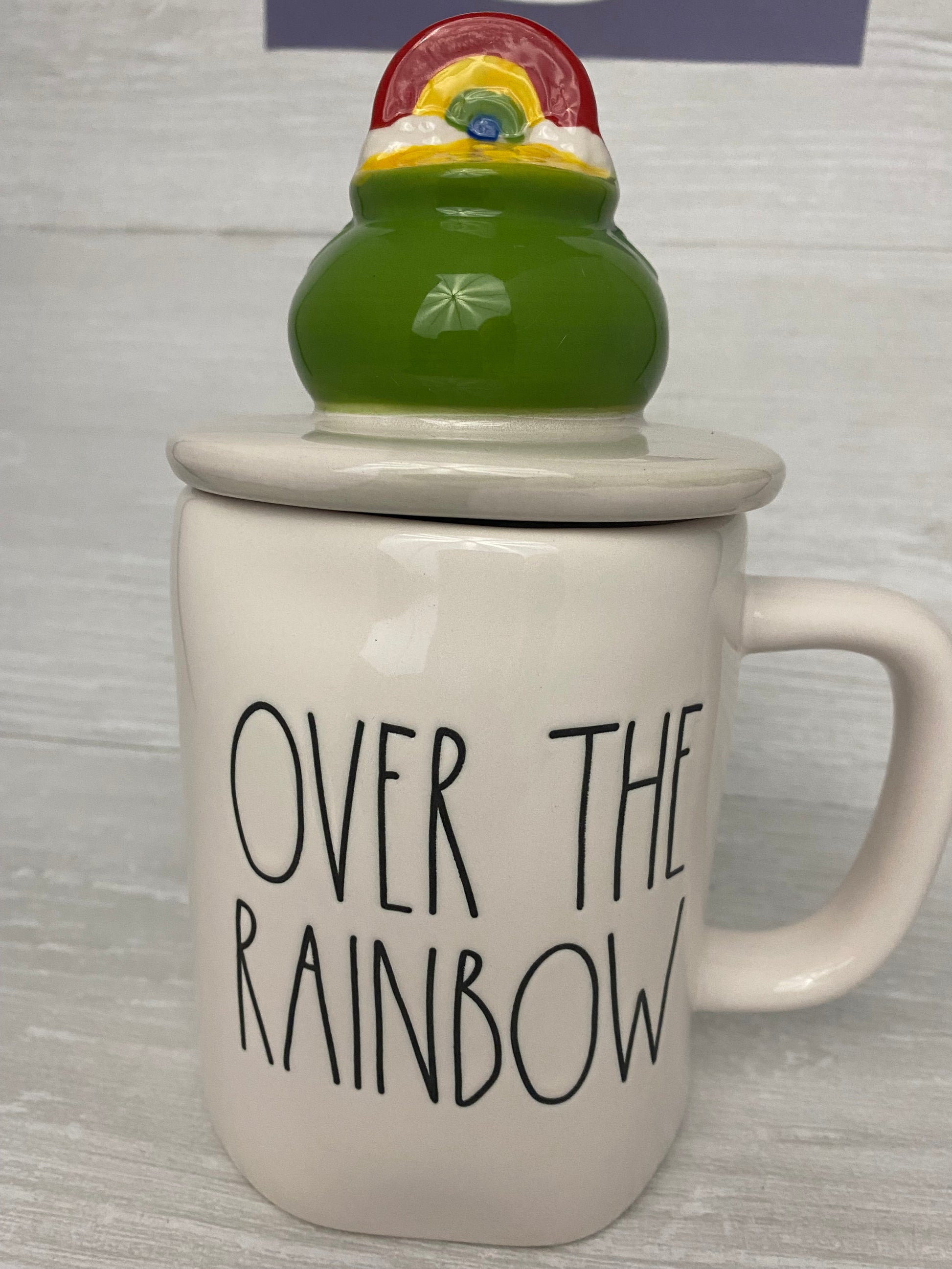 Rae Dunn Over The Rainbow Mug Topper Set – Mug Sense