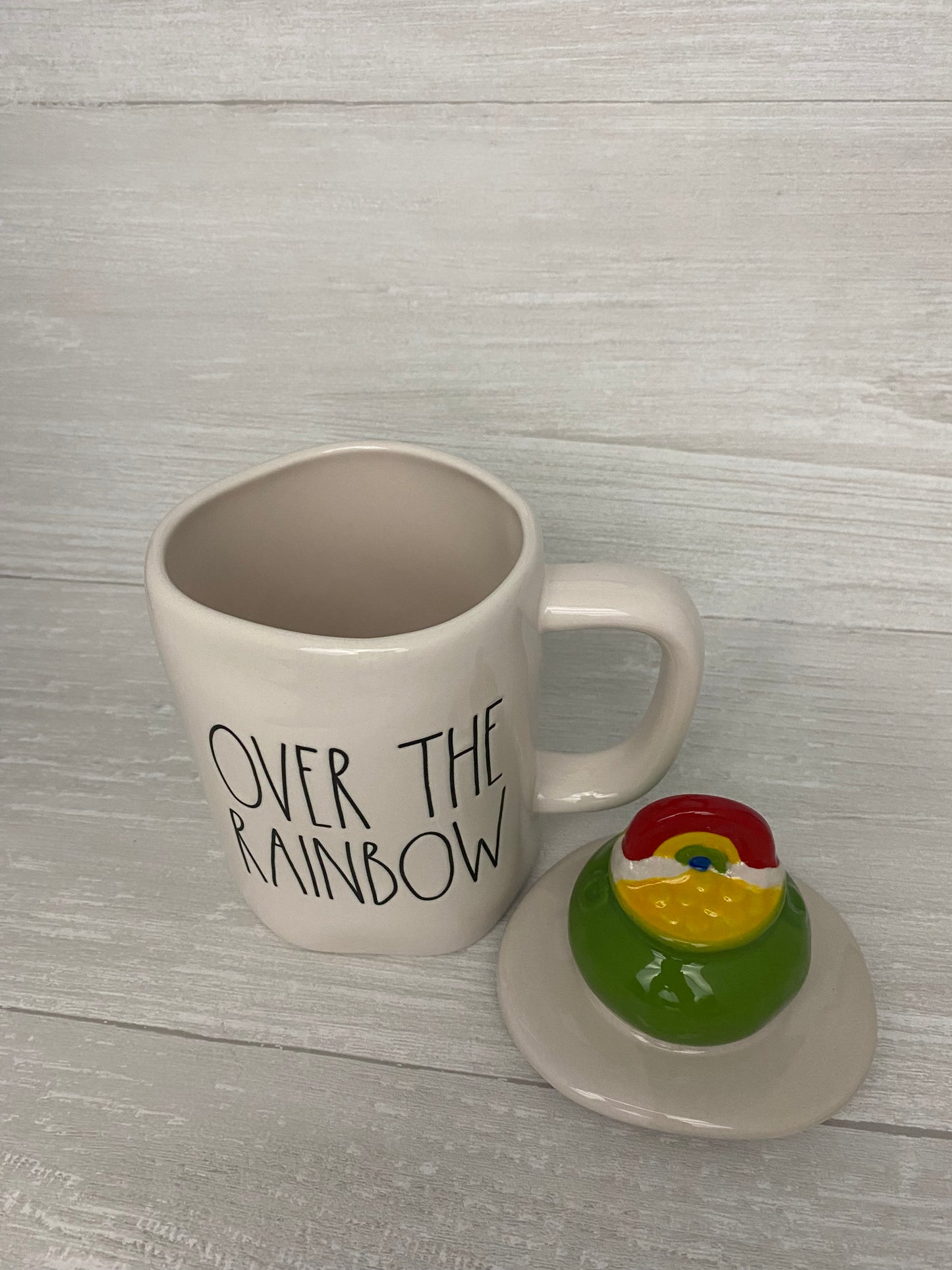 Rae Dunn Over The Rainbow Mug Topper Set