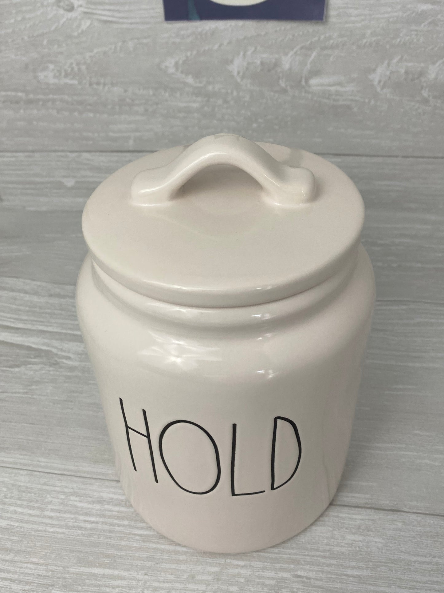 Rae Dunn Hold Medium Canister