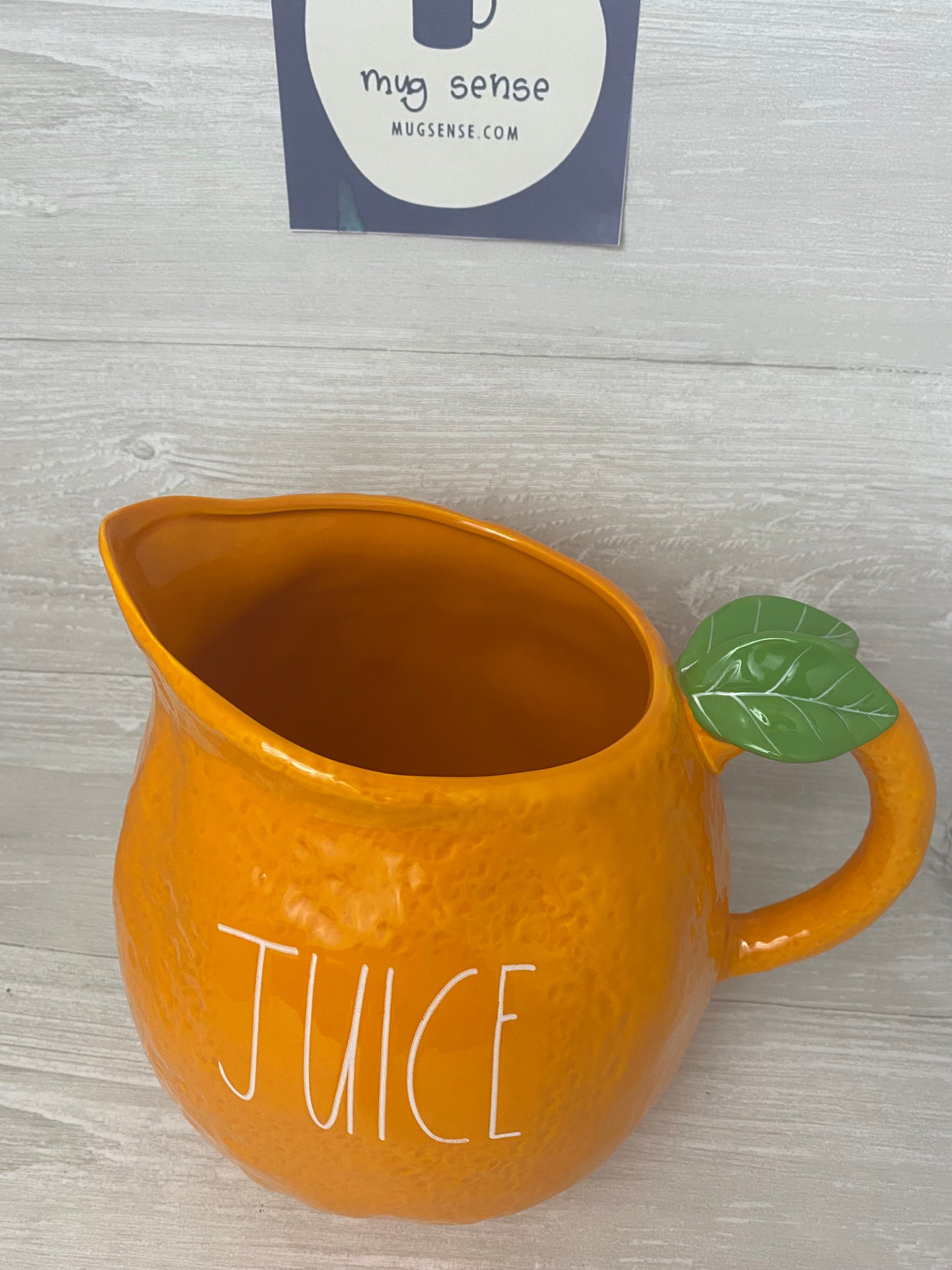 Rae Dunn Juice Orange Shaped Pitcher – Mug Sense