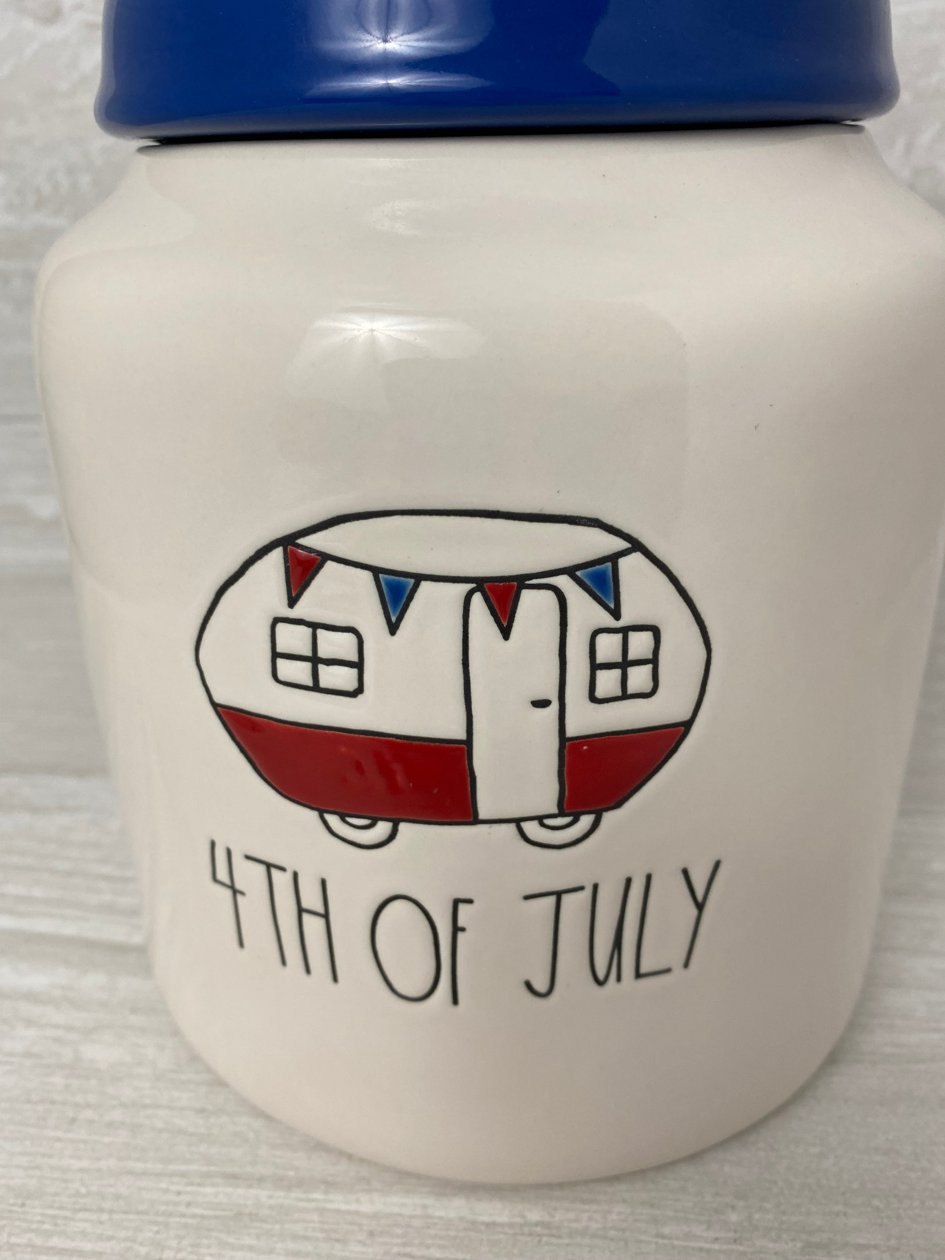 Rae Dunn 2024 4TH OF JULY Canisters