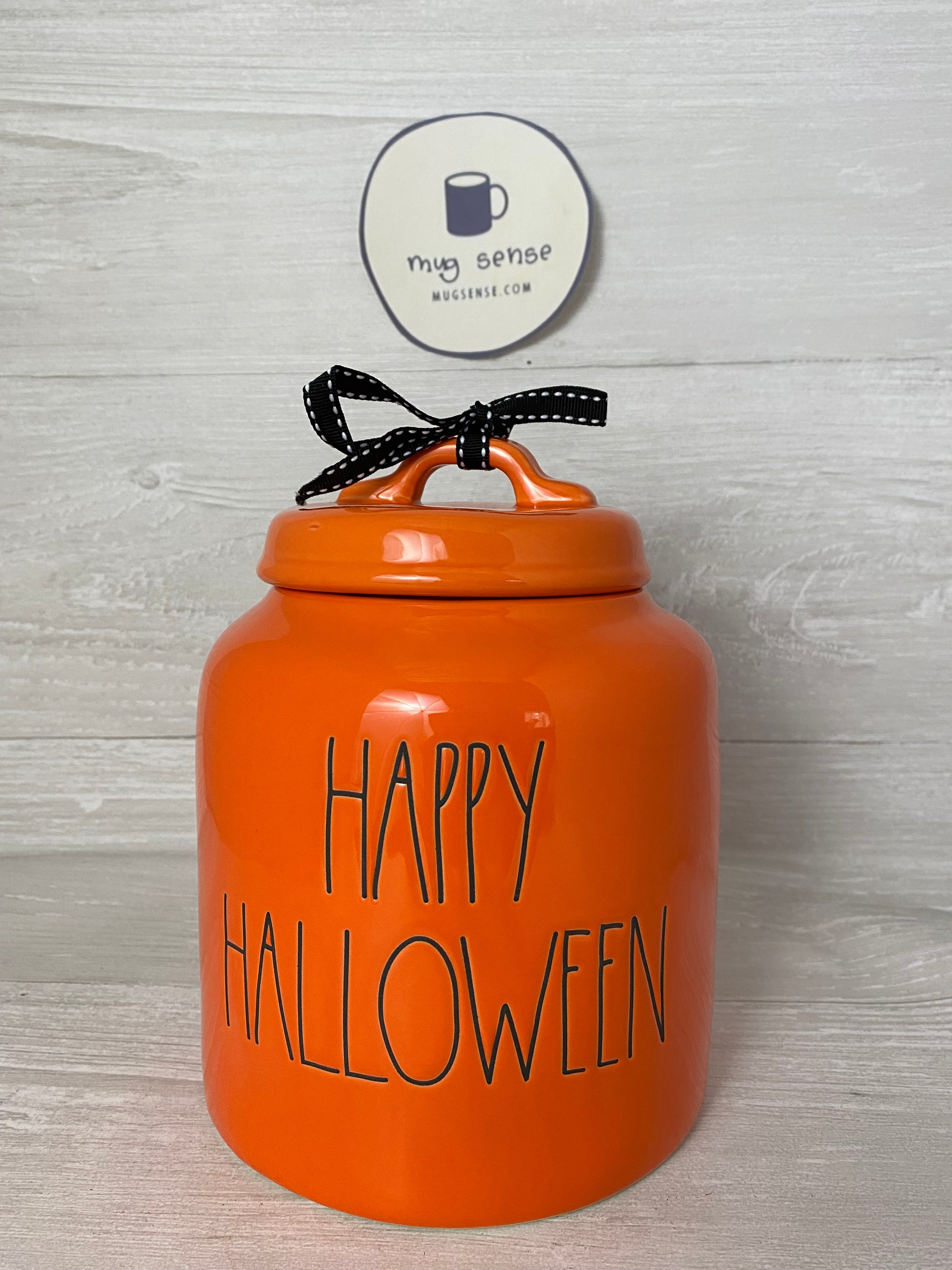 Rae Dunn HAPPY HALLOWEEN popular Canister