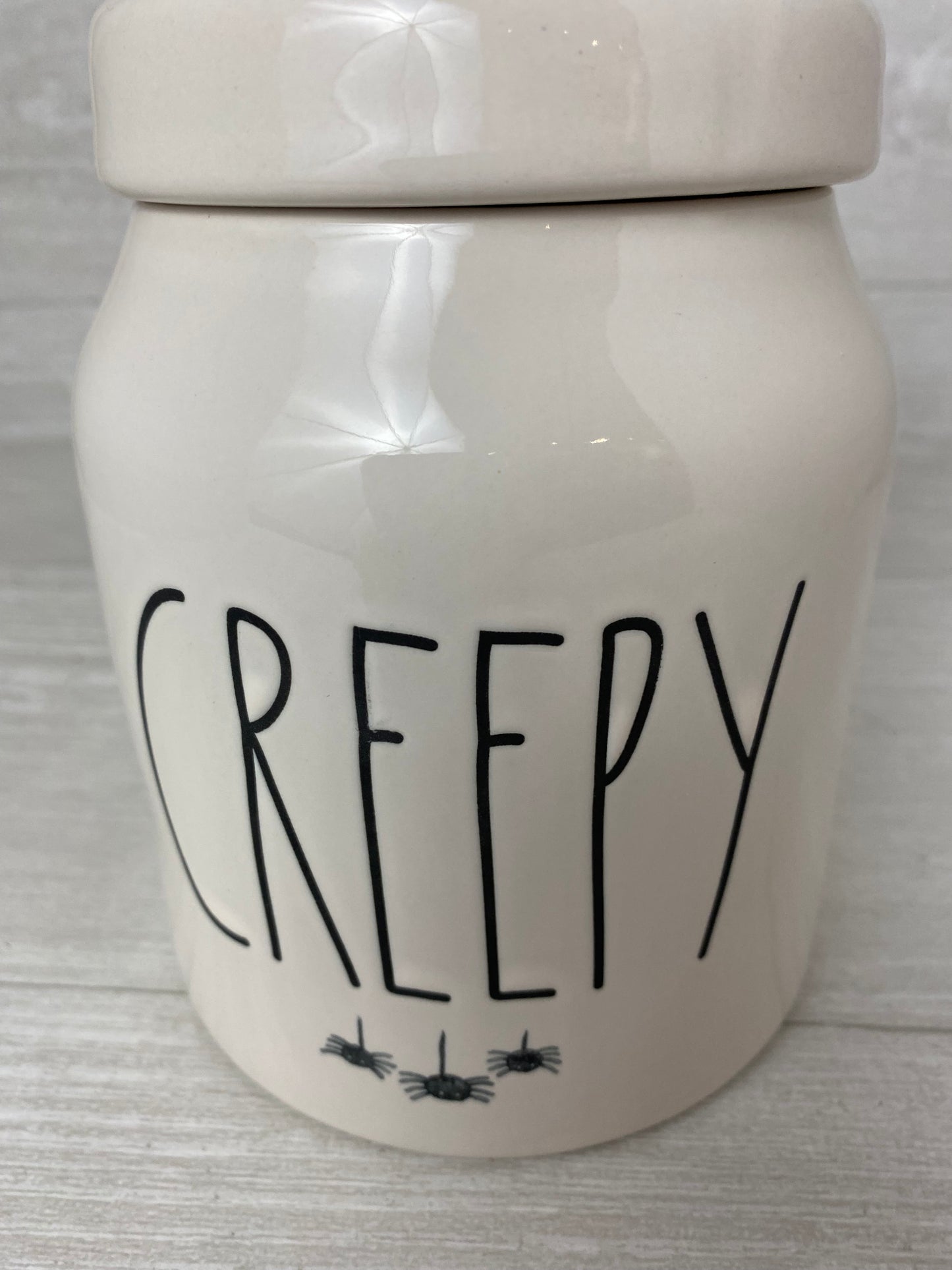 Rae Dunn Creepy Small Canister