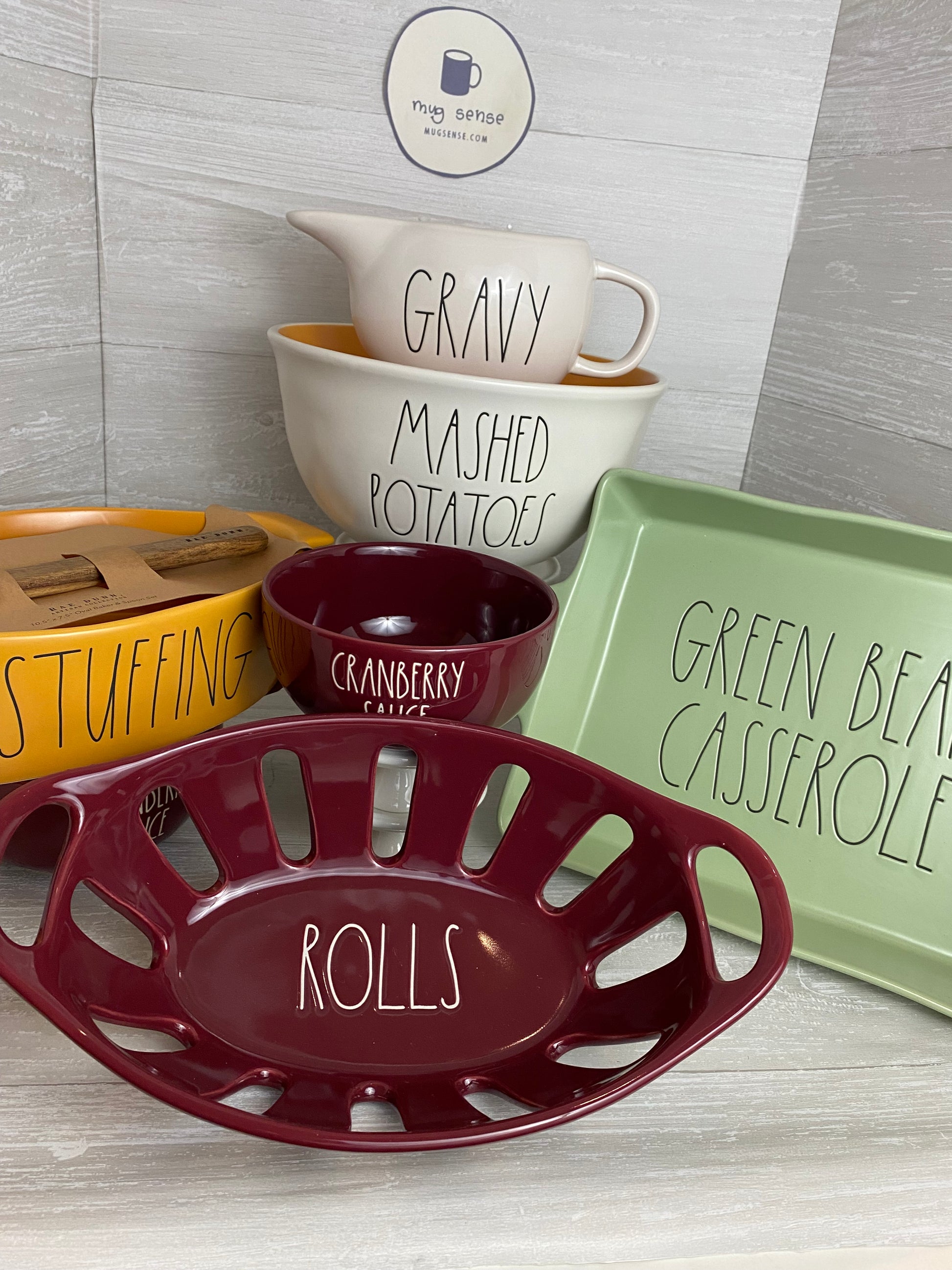 Rae Dunn Stuffing Dish Set – Mug Sense