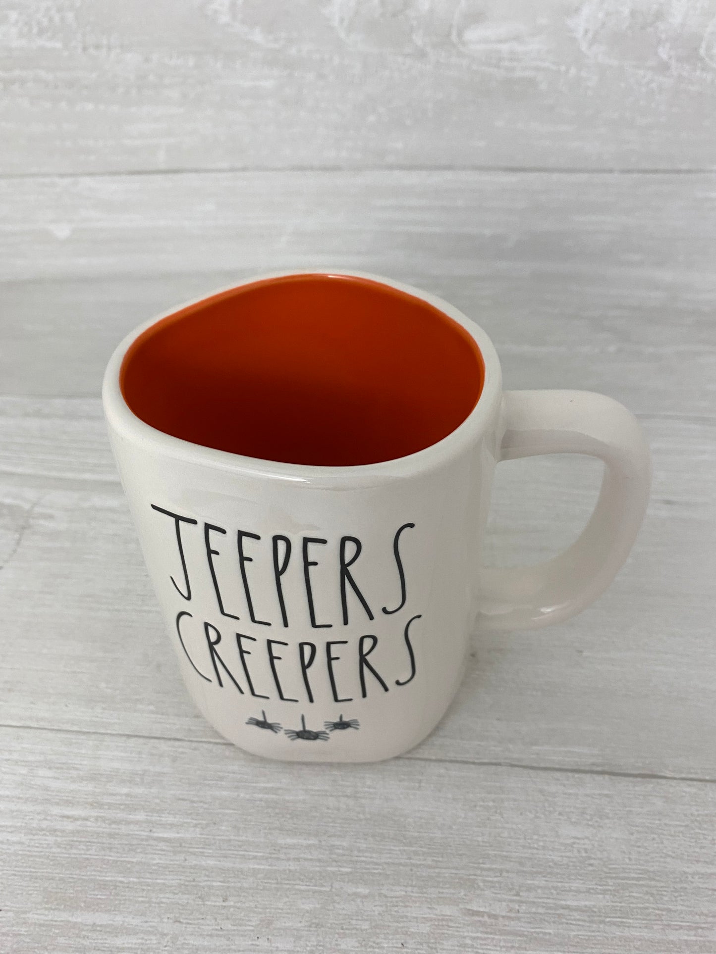 Rae Dunn Jeepers Creepers Mug