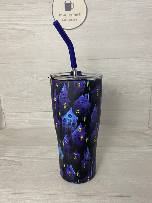 Spooky House Stainless Steel Tumbler