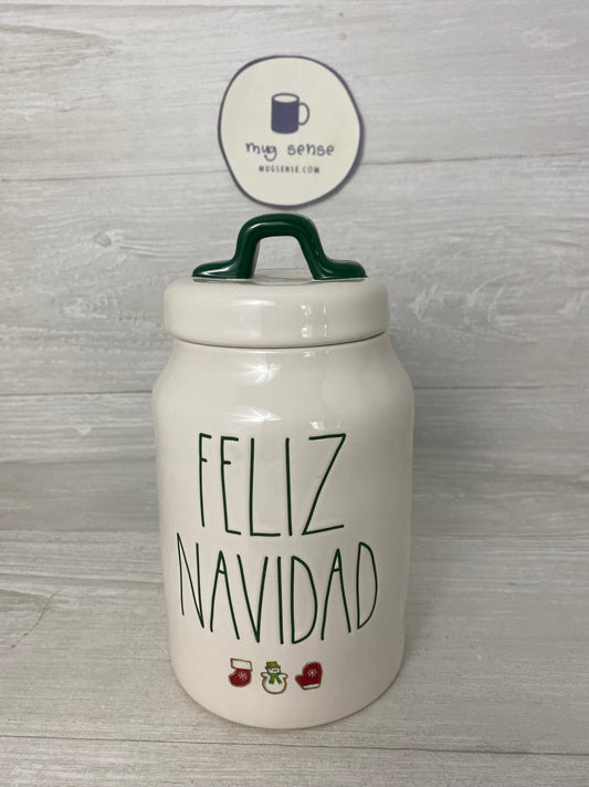 Rae Dunn Feliz Navidad Canister